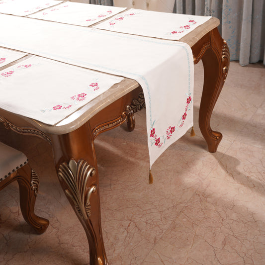 Table Runner -  Snow White (14x45 Inch)