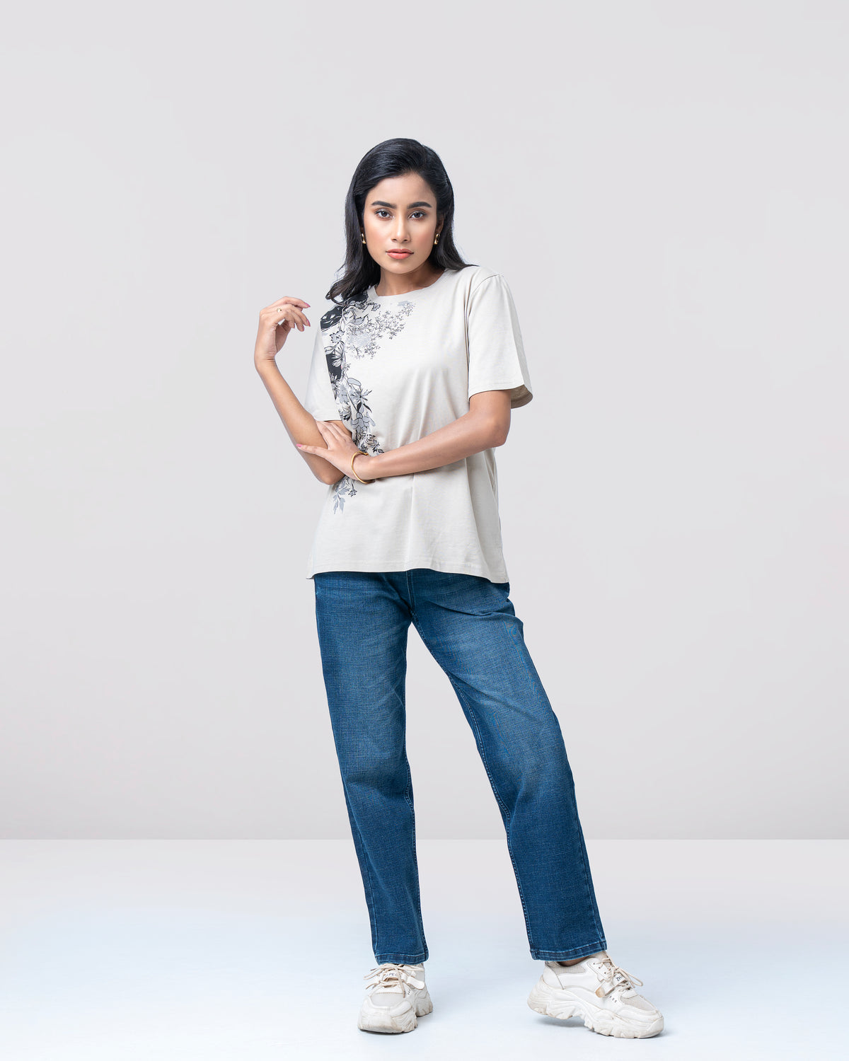 Women’s Regular Fit Pigment Print T-Shirt
