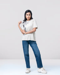 Women’s Regular Fit Pigment Print T-Shirt