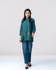 Relaxed Fit Embroidered Fashion Top