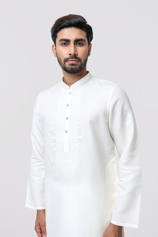 Regular Fit Embroidered Formal Panjabi