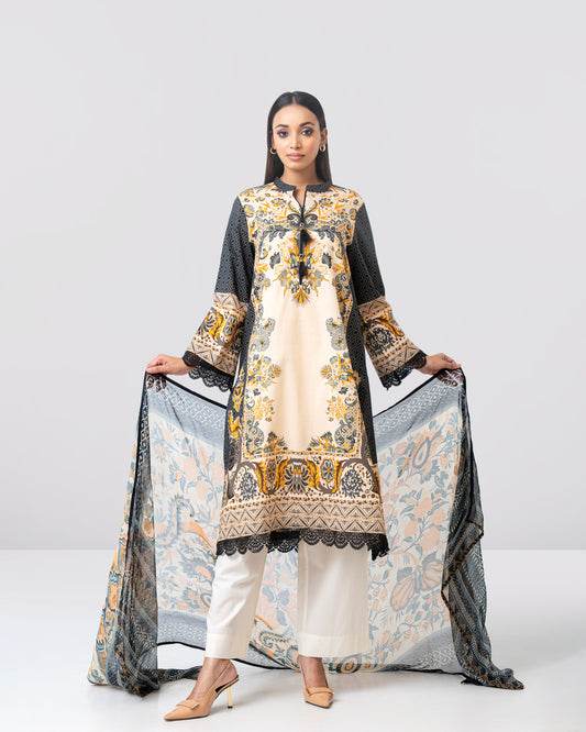 Smart Fit Printed Two-Piece Lawn