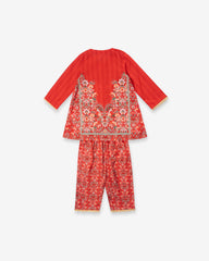 Newborn Girls' Ethnic Set (3-6 Months)