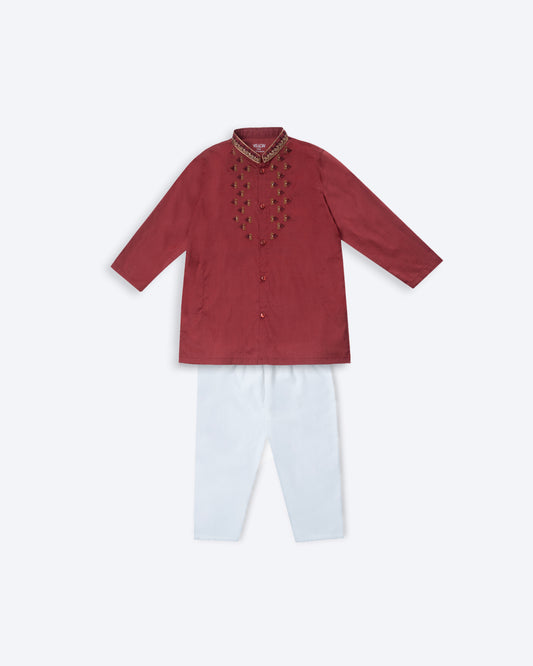 Newborn Boys' Panjabi Set (6-18 Months)