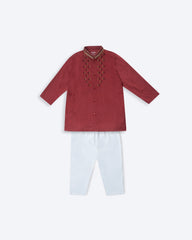 Newborn Boys' Panjabi Set (6-18 Months)