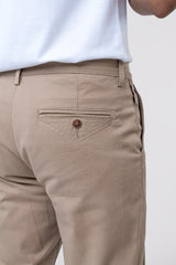 Regular Fit Solid Chinos