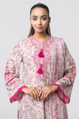 Smart Fit Digital Printed Three-Piece Lawn with Chiffon Dupatta