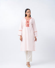 Relaxed Fit Embroidered One-Piece Ethnic Kurta