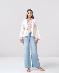 Women Embroidered Bolero Top
