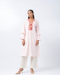 Relaxed Fit Embroidered One-Piece Ethnic Kurta