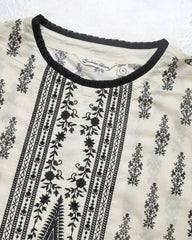 Smart Fit Embroidered Three-Piece Lawn with Silk Dupatta