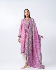 Smart Fit Embroidered Two-Piece Lawn