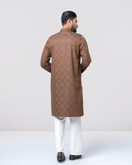 Regular Fit Embroidered Semi-Formal Panjabi