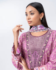 Smart Fit Embroidered Two-Piece Lawn