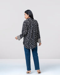 Regular Fit Floral Printed Fashion Top - Mystika