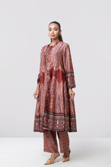 Smart Fit Sublimation Printed Three-Piece Formal Ethnic Set