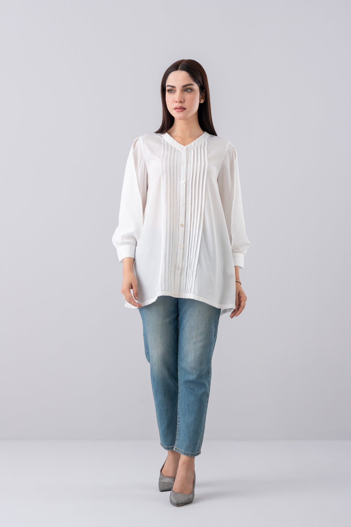 Relaxed Fit Georgette Fashion Top