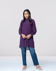 Relaxed Fit Long Casual Shirt