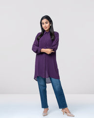 Relaxed Fit Long Casual Shirt