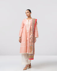 Smart Fit Embroidered Two-Piece Lawn