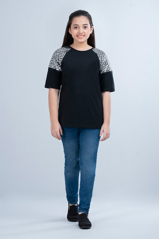Junior Girls Knit Fashion Top (10-14 Years)