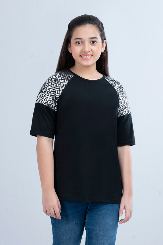 Junior Girls Knit Fashion Top (10-14 Years)