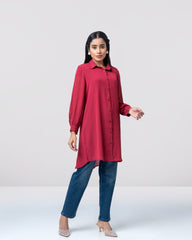Relaxed Fit Long Casual Shirt