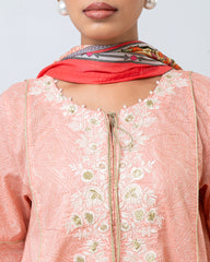 Smart Fit Embroidered Two-Piece Lawn