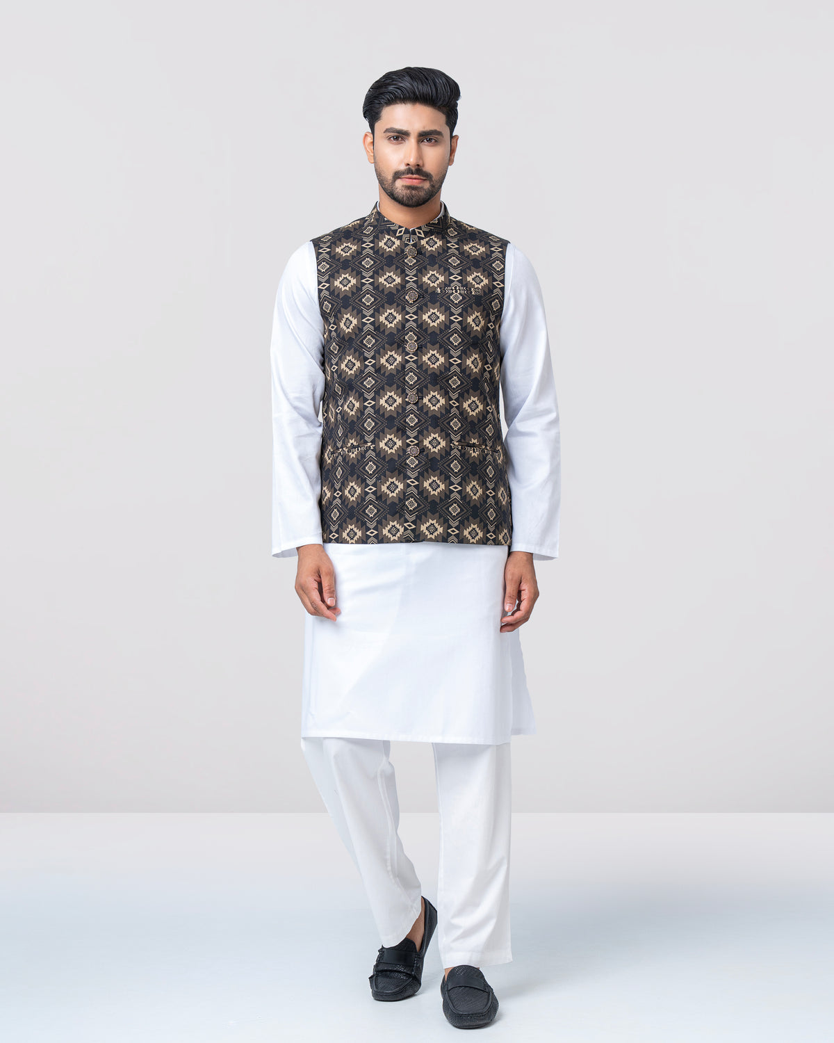 Regular Fit Patterned Waistcoat