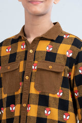 Junior Boys Casual Shirt (10-14 Years) - Marvel
