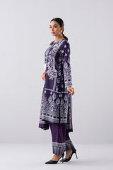 Smart Fit Printed Three-Piece Lawn with Cotton Dupatta