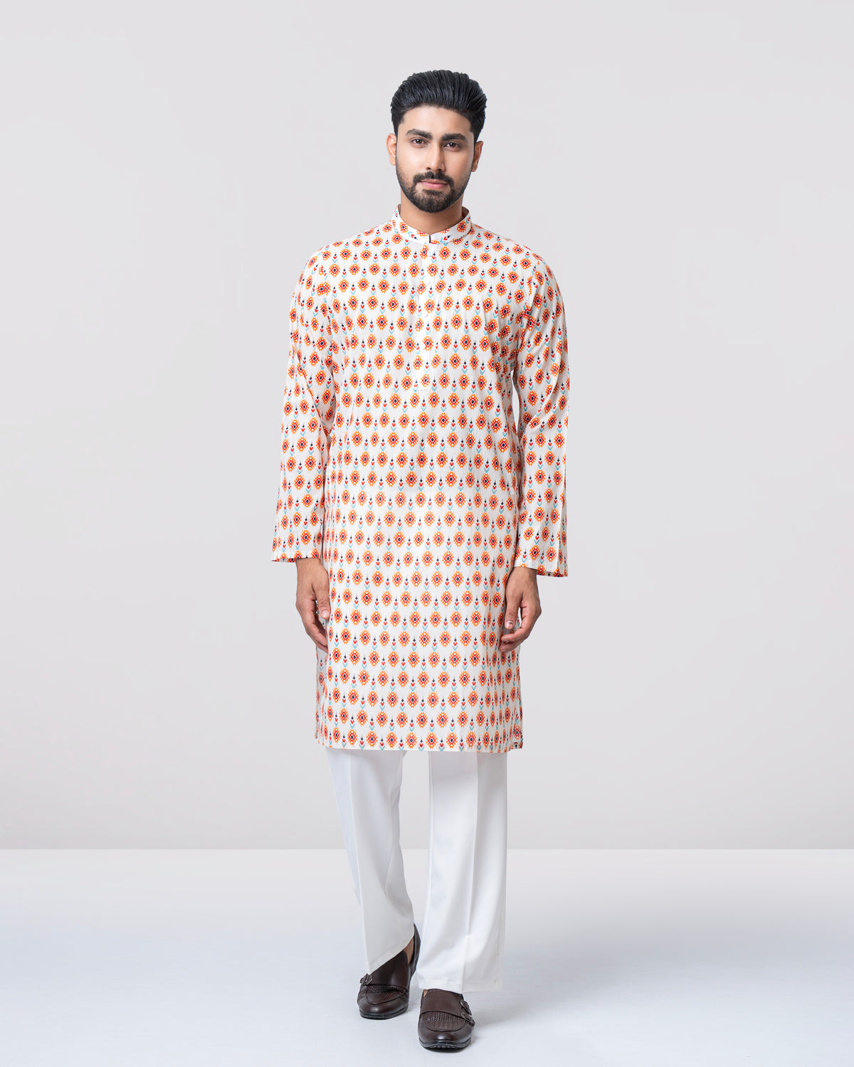 Regular Fit All-Over Printed Panjabi