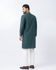 Regular Fit Embroidered Semi-Formal Panjabi
