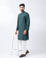 Regular Fit Embroidered Semi-Formal Panjabi