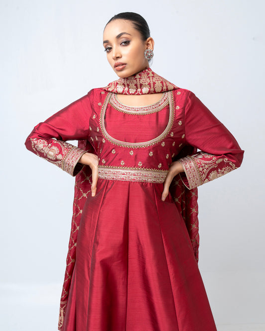 Women's Two-Piece Ethnic Set