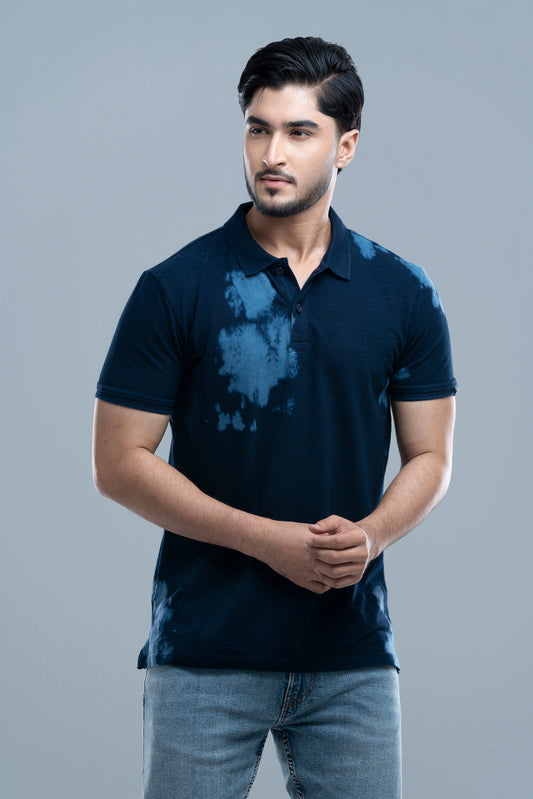 Regular Fit Tie-Dye Polo Shirt