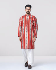 Regular Fit Printed Panjabi