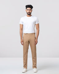 Regular Fit Solid Chinos