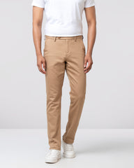 Regular Fit Solid Chinos