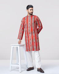 Regular Fit Printed Panjabi