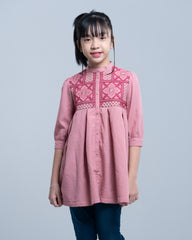 Princess Embroidered Ethnic Frock (2-4 Years)