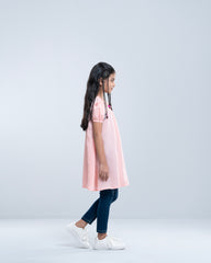 Princess Embroidered Smocked Fancy Ethnic Top (6-8 Years)