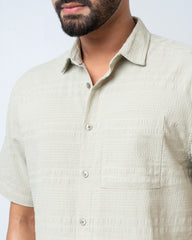 Relaxed Fit Solid Casual Shirt