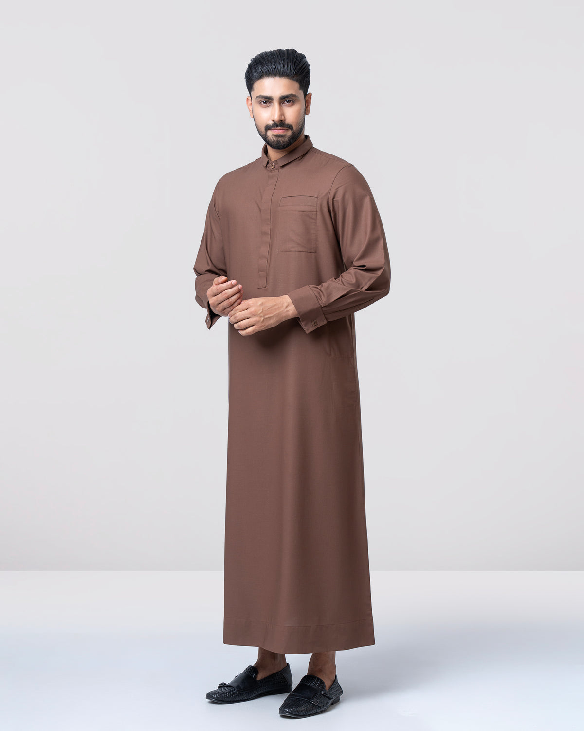 Regular Fit Blended Fabric Formal Thobe