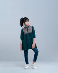 Princess Embroidered Ethnic Frock (2-4 Years)