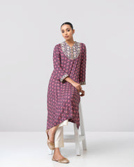 Smart Fit Embroidered One-Piece Ethnic Kurta