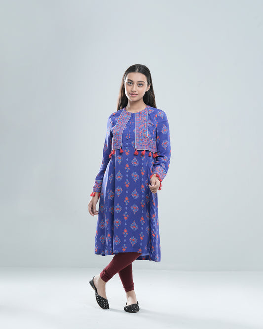 Junior Girls' Ethnic Top (10-14 Years)