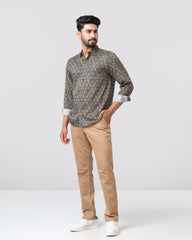 Regular Fit Printed Casual Shirt