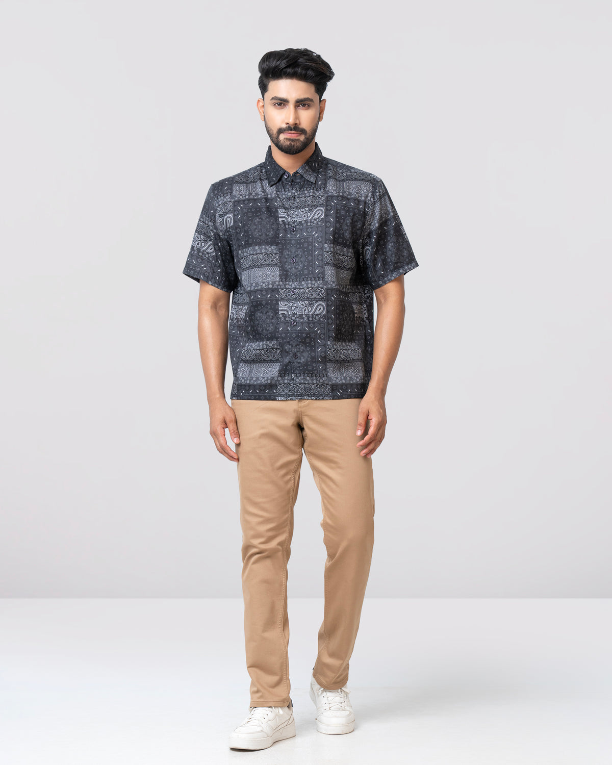 Relaxed Fit Printed Casual Shirt