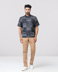 Relaxed Fit Printed Casual Shirt